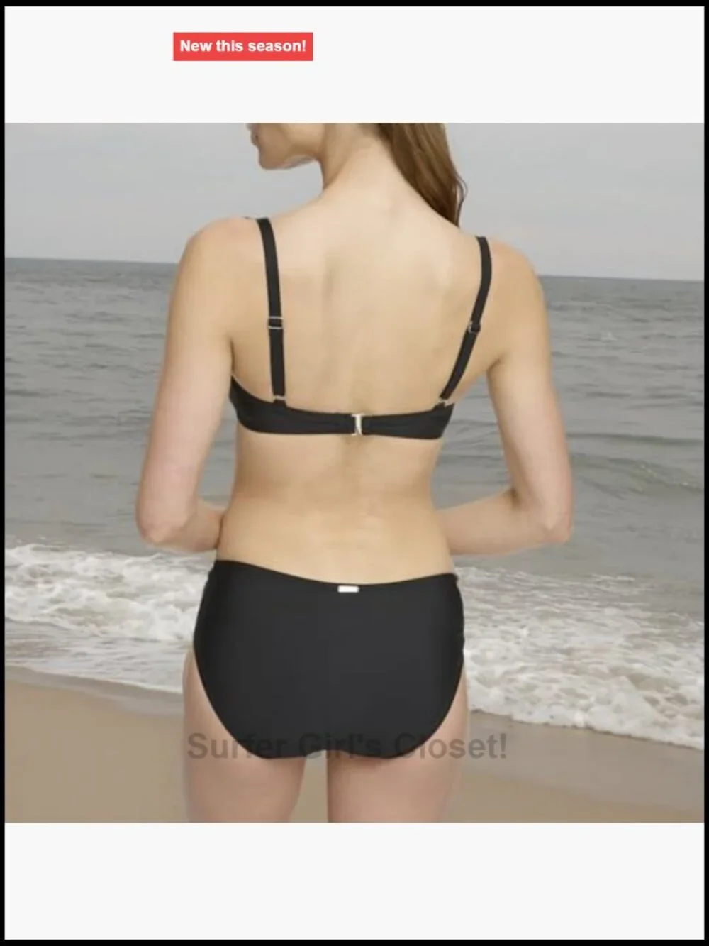 Classic Molded Underwire Bikini Top, Nylon/Spandex, Adjustable Straps, UPF 50+